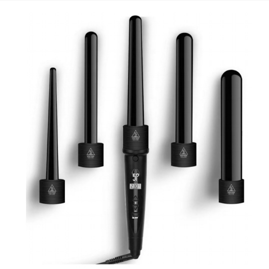 Multifunctional Hair Curling Iron with Lcd Display, 5-in-1 Interchangeable Barrel Curling Iron, Egg Roll Hair Iron, Hair Care