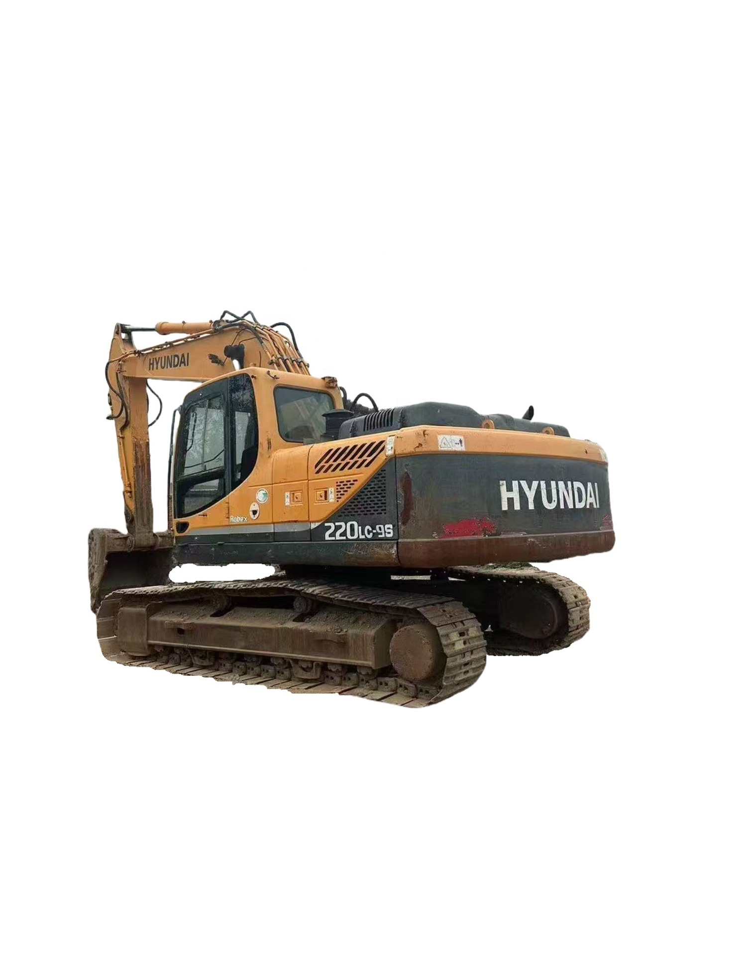 原装现代220 Lc-9s Cralwer挖掘机