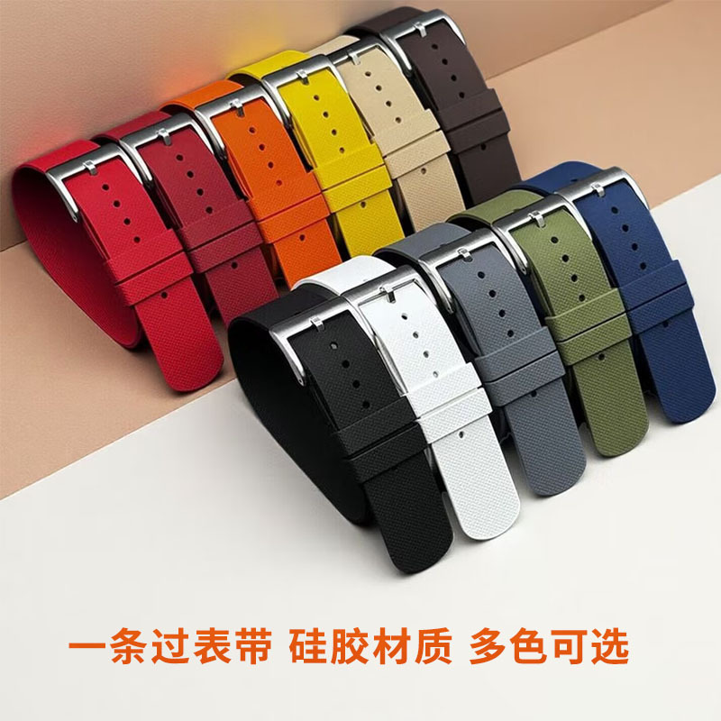 Compatible with Tudor Integrated Watch Straps, Nato Silicone Straps, 20 and 22mm Straps, and a Cartier Waterproof Sports Strap