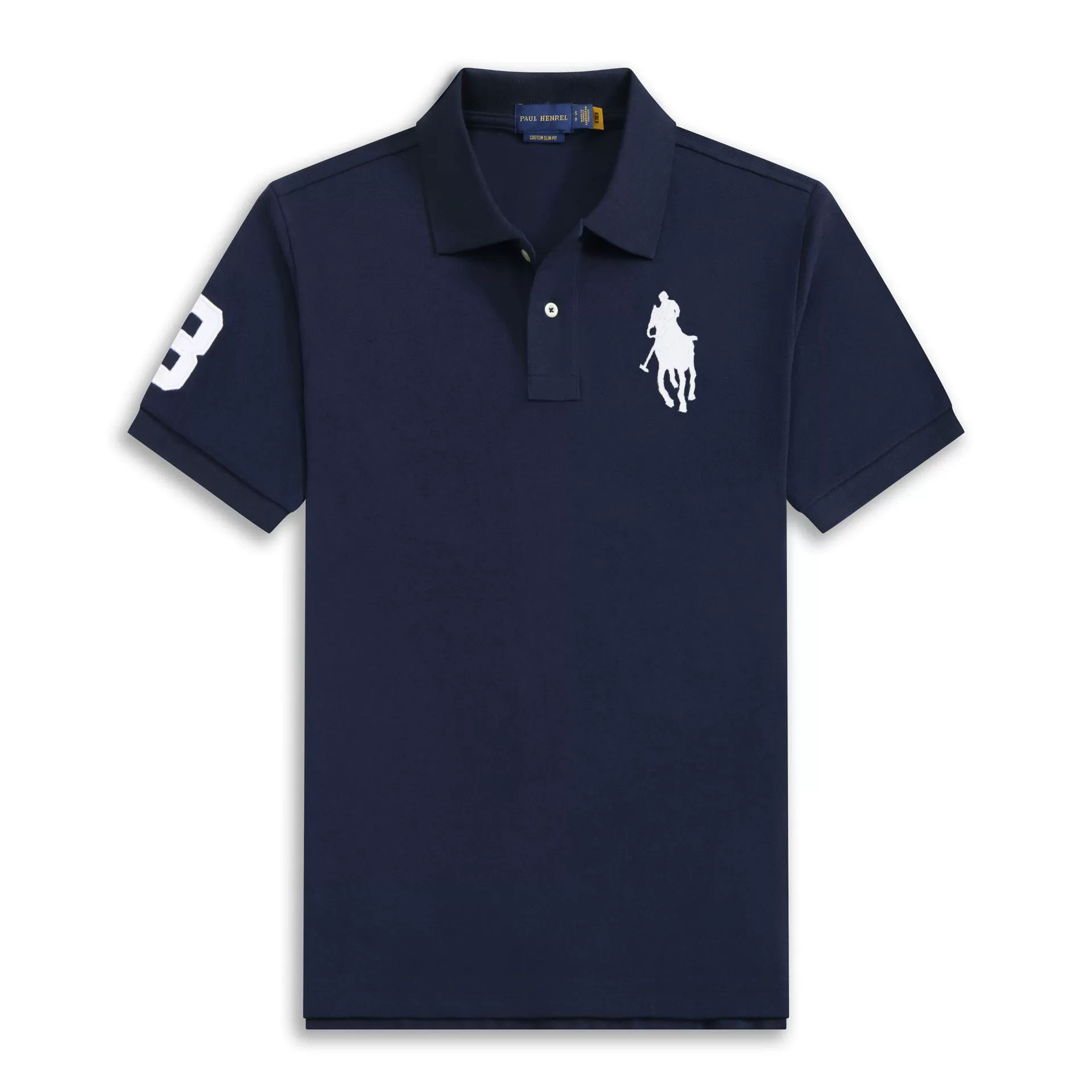 Высокое качество версия RL Paul Maised Мужская рубашка Поло с короткими рукавами из хлопка с лацканом Футболка Мужская повседневная рубашка поло