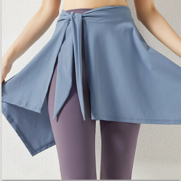 ∠Fitness skirt blue gray