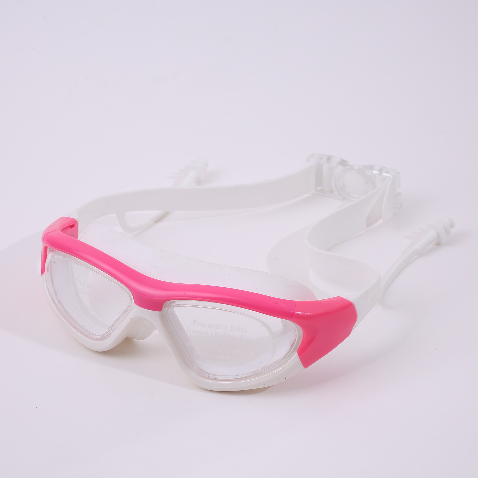 Juego de Gafas y Gorro de Natación para Niños de Policarbonato Impermeable y Antiempañante