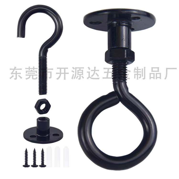 Strong load-bearing perforated lantern hook ceiling fan hook opening and closing detachable ceiling hook ceiling hook