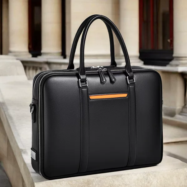 Briefcase Men's Business Bag New Style Men's Bag Large Capacity Business Handbag High-End Multi-Functional Computer Bag