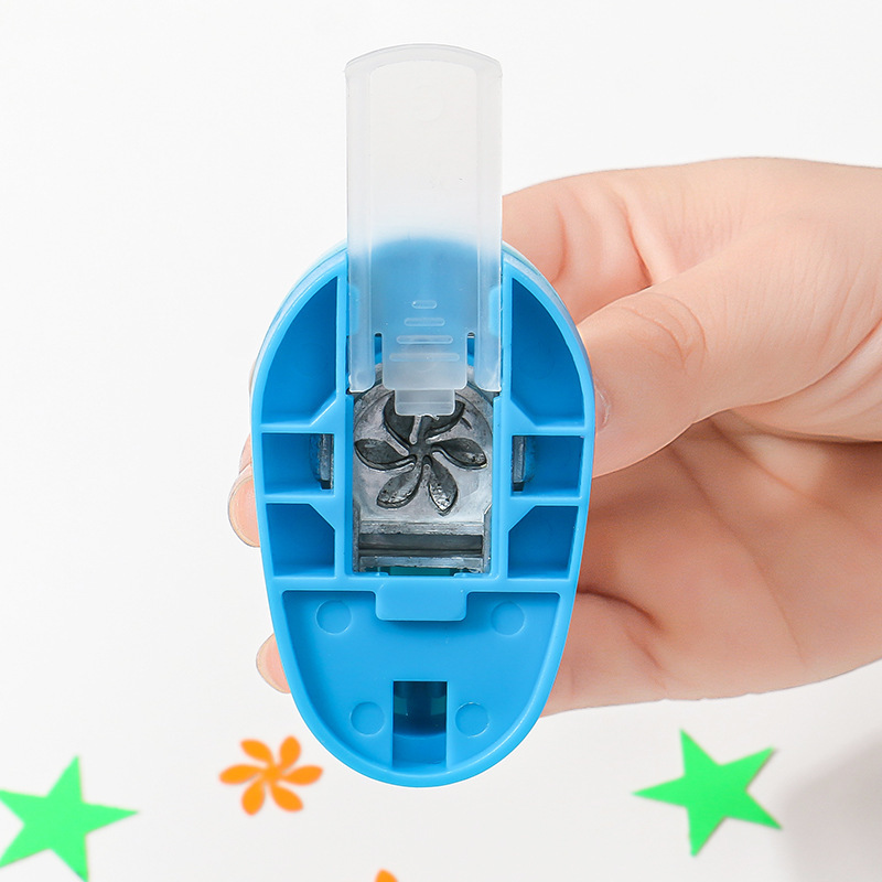 Troqueladora Manual para Niños Tamaño Grande de ABS y Aleación de Zinc para Manualidades Infantiles