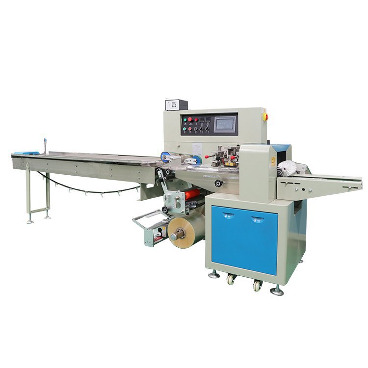 Máquina de envasado de autoservicio completa para snack, pastel de frijoles verdes, helado, máquina de envasado de almohada automática