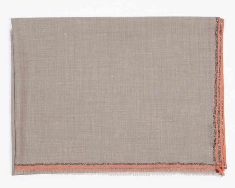 Nuevo 200 soluble en agua de lana barba caramelo liso metálico bufanda otoño y el invierno las mujeres ampliado chal