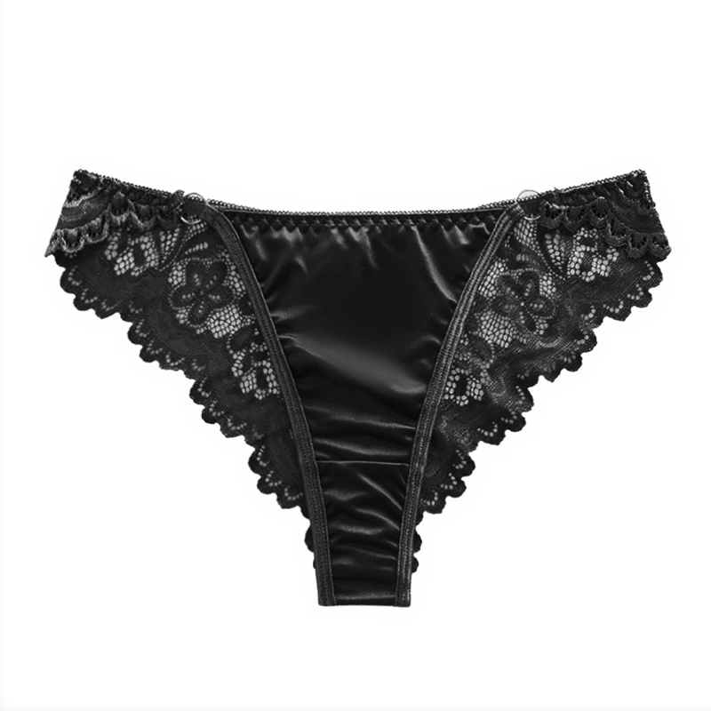 Underwear, sexy light and thin silky soft trousers, European style, hip-accented, American style