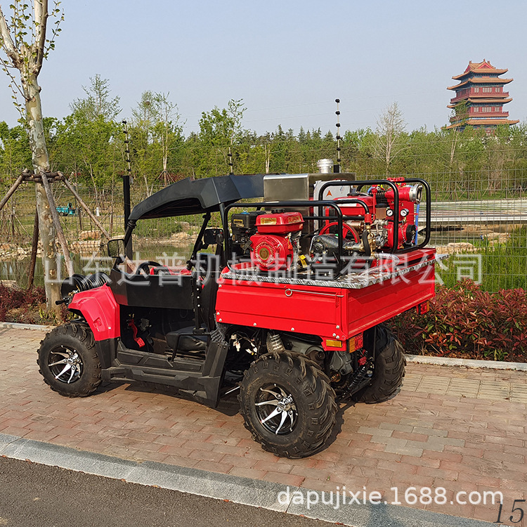 良子动力消防摩托车 高压泡沫细水雾款救援消防车 四轮摩托车