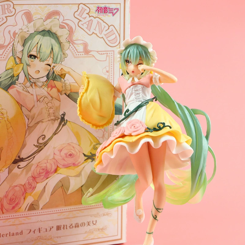 Фигура ПВХ (Hatsune Miku) «Спящая красавица» — детализированная аниме-фигурка, 0,24 кг, OPP-пакет