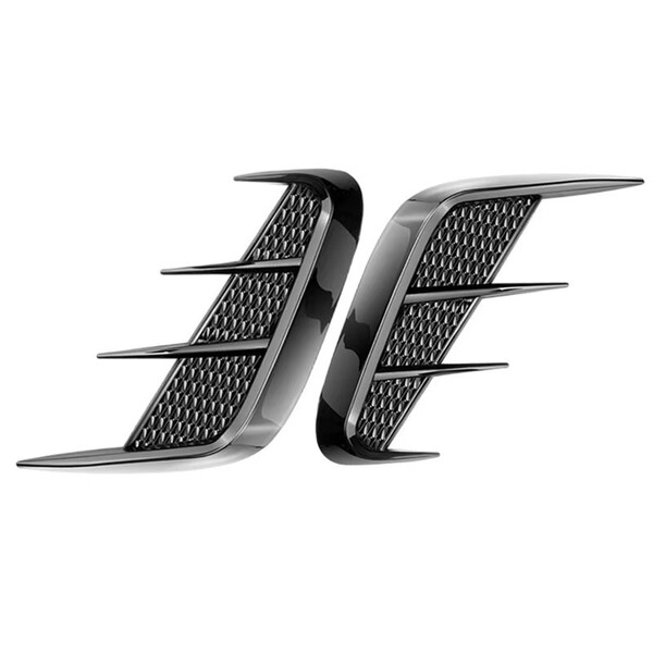 Car simulation shark gills fake side air outlet modified car sticker…