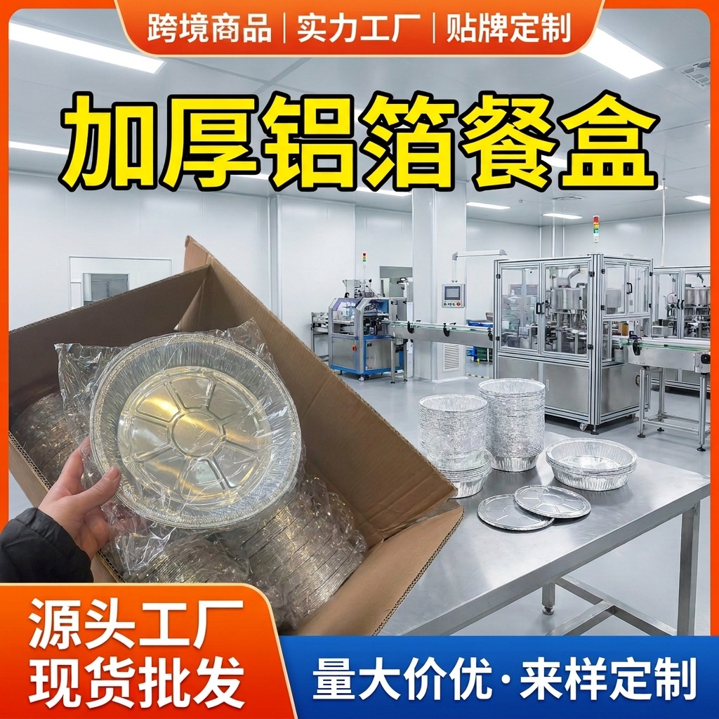 YX锡纸盘铝箔餐盒锡纸盒打包锡箔纸盒工厂现货跨境商品铝箔打包盒