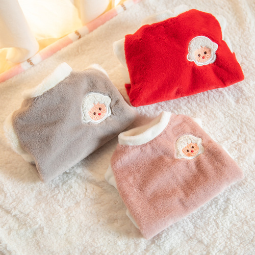 Cat clothes Autumn and Winter Ragdoll cat warm vest fur coat pet dog clothes kitten baby cat anti-shedding