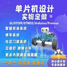 51单片机程序设计stm32电子实物proteus树莓派项目代开发