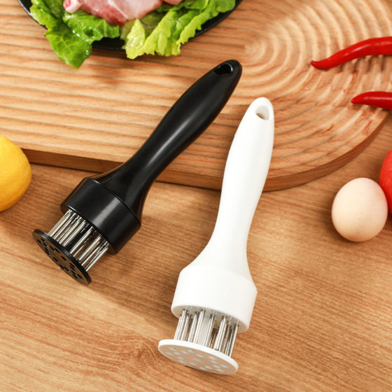 Stainless steel steak tender meat needle household kitchen tools round meat grinder pine kitchen hammer meat hammer hair generation
