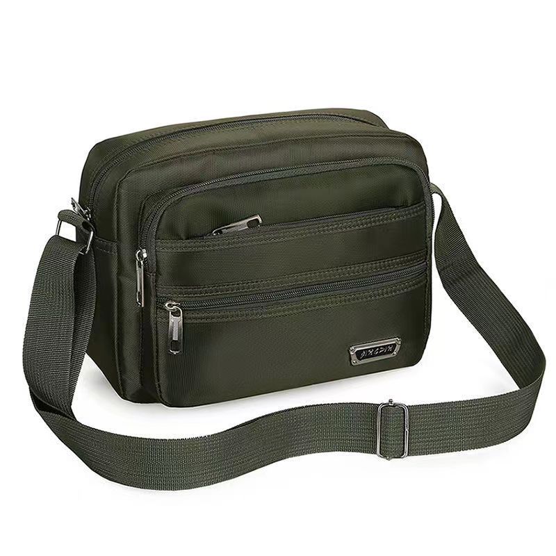 Bolso bandolera de tela de nylon para hombres de verano Bolsa de hombro para hombres Bolsa multiusos de ocio al aire libre Moda de comercio exterior Bolsa de hombro para hombres