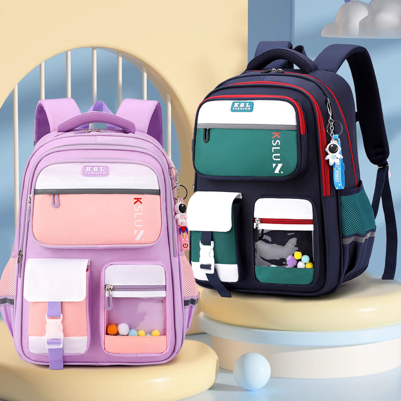 Mochila escolar británica ligera para estudiantes de primaria, mochila impermeable ultraligera de gran capacidad, mochila nueva para niños de tercer y sexto grado
