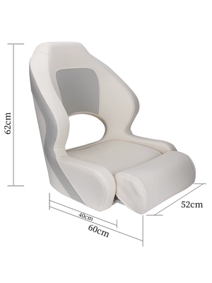 Other vehicle seats Soft-Covered Driving Cabin Seat for - white-and-gray-splicing