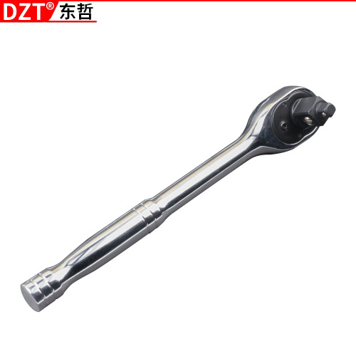 72-tooth mini double-head straight handle ratchet socket wrench double-head auto repair wrench hardware tool