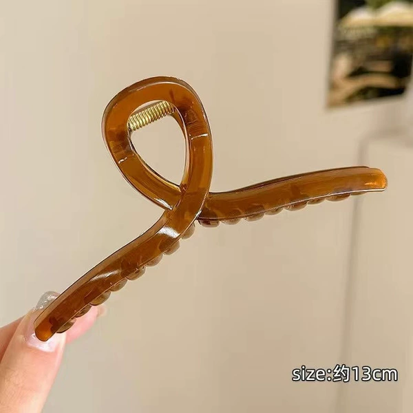 9# transparent cross coffee color