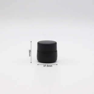 5ml Round Bottom Black Porcelain Eye Cream Cream Bottle, Artificially Made, Large Quantity Discount