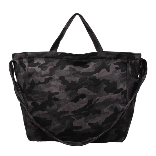 2026 autumn and winter leopard shoulder bag, large-capacity commuting tote bag, female niche slack camouflage cross-body backpack