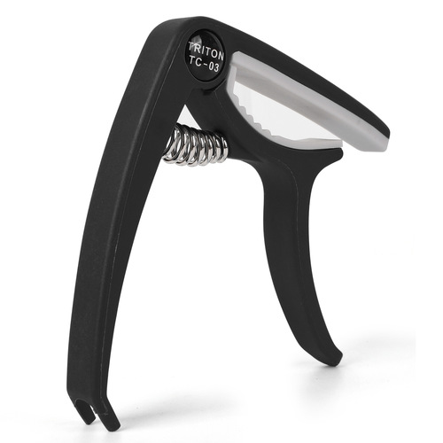 Electric guitar capo + 5 picks + pick clip, universal folk guitar, bass, ukulele, etc.