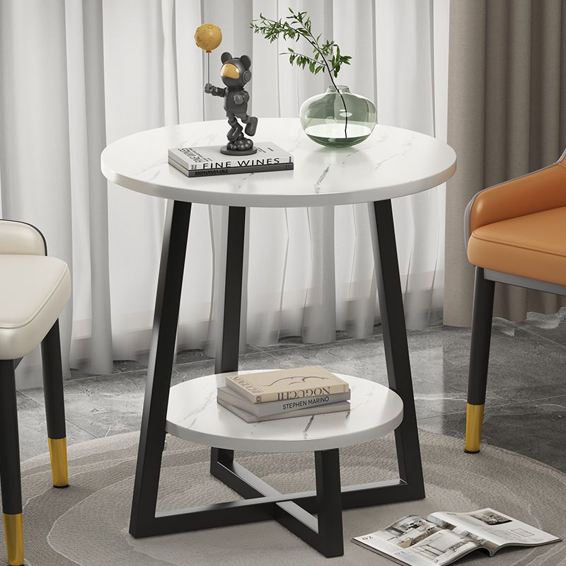 Simple and Easy Small Table Round Table Light Luxury Sofa Coffee Table Modern Living Room Home Corner Table Small Table Small Apartment Tea Table