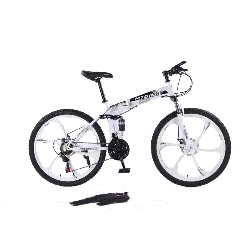 26 Folding Mountain Bike Bicycle for Men and Women Adult Students 26 Inch Lightweight Variable Speed Off-road Disc Brake Shock Absorption Bicycle Batch 26 Folding Mountain Bike Bicycle for Men and Women Adult Students 26 Inch Lightweight Variable Speed Off-road Disc Brake Shock Absorption Bicycle Batch