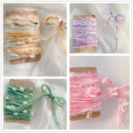 设计师配件日本手混线流苏毛线球捕梦网包装手账特色辅料批发货包