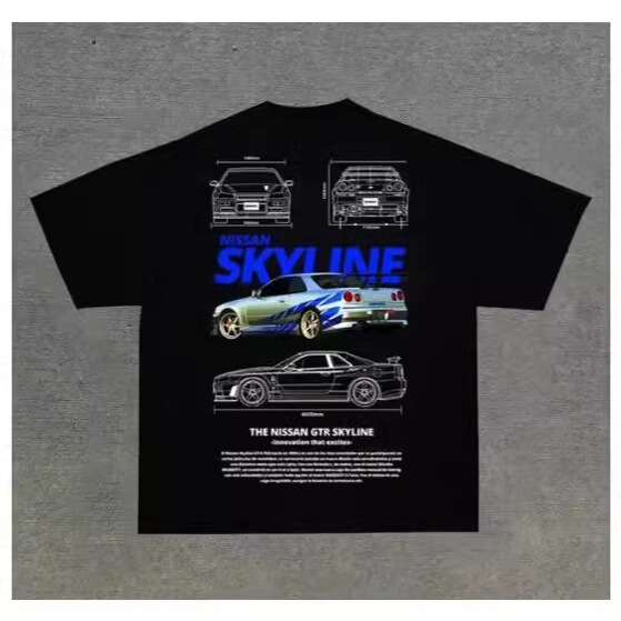 2024 Summer New Car Letter Print T-Shirt Men's and Women's Short Sleeve O-Neck Trendy Aesthetic T-Shirt Y2K 2024 Summer New Car Letter Print T-Shirt Men's and Women's Short Sleeve O-Neck Trendy Aesthetic T-Shirt Y2K