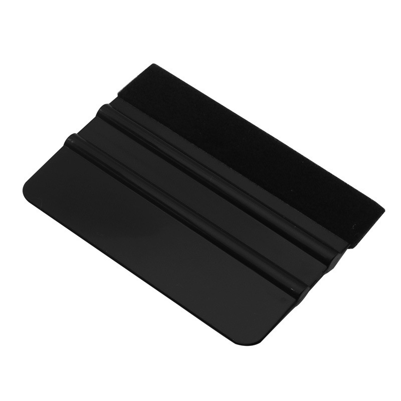 Cuadrangular raspador de película de automóvil herramienta de película de plástico de pelusa raspador de película de cambio de color de cuerpo de automóvil raspador de pegatinas de vidrio