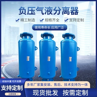 负压气液分离器不锈钢气水分离器除水气液分离器厂家支持定制
