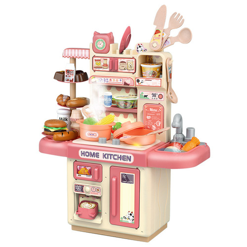 Cross-border children's gift play house kitchen toy set simulated cooking cooking for boys and girls baby mini kitchen utensils