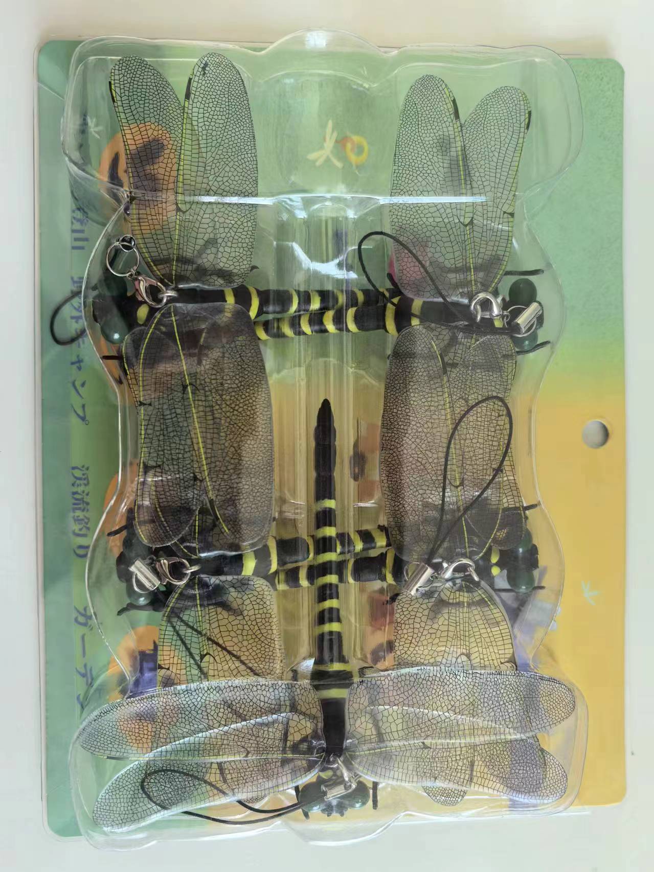 Exportado a Japón Repelente de mosquitos al aire libre simulación modelo de libélula grande artefacto repelente de mosquitos juguete transfronterizo-longitud de ala 12 cm