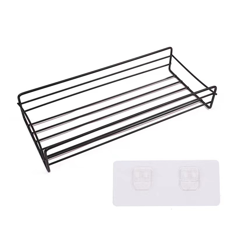 Estante de almacenamiento triangular sin perforaciones cocina baño estante de almacenamiento baño esquina montado en la pared estante de almacenamiento multifuncional