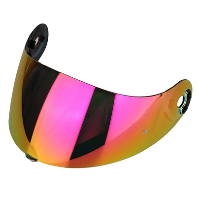 Dəbilqə (Kaska) aksesuarları: Motorcycle Helmet X-803 - tea-revo-purple-gold