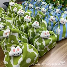 加厚高克重针织手提包编织包托特包女编织包礼品袋伴手礼袋女包包