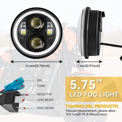 Mùmǎrén – Motorcycle headlights, headlights Angel Eye LED