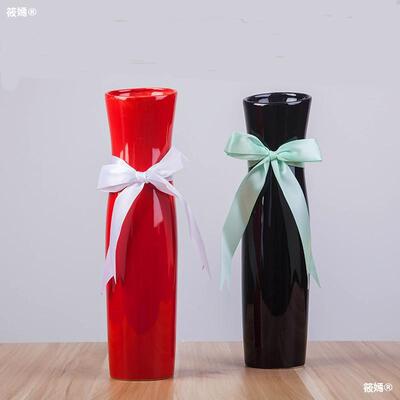 ?米盧思創意家居裝飾品花插花器客廳餐桌裝飾工藝品心形花瓶擺件