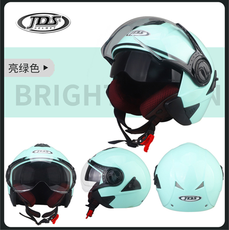 [Exclusively for Export] 3C Certified Electric Vehicle Helmet for Men and Women, Winter Battery Motorcycle Half Helmet for All Seasons