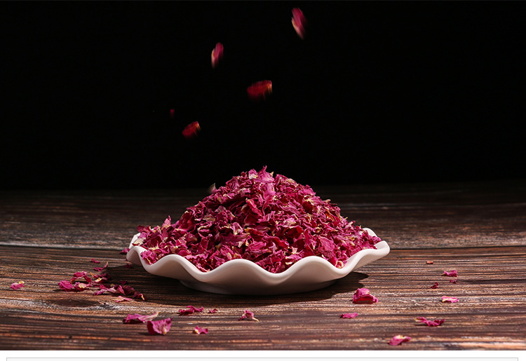 Rose Petals (Rosa rugosa) — Dried Edible Pingyin Rose Petals for Tea, Bath & Foot Soak key features