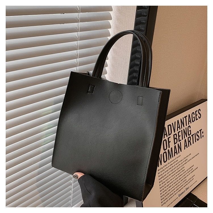 2024 New Bags Korean Version Versatile Commuting Bags Large Capacity Portable Tote Bag Temperament Popular Women’s Bag Vertical Style_voghion.com