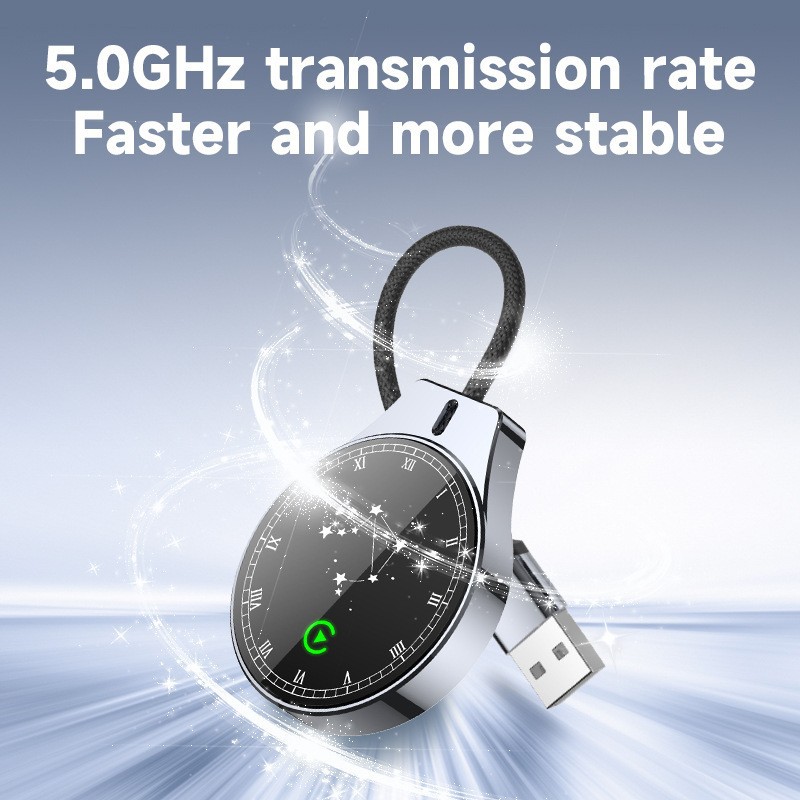 Suitable for apple ios wired round type (black)