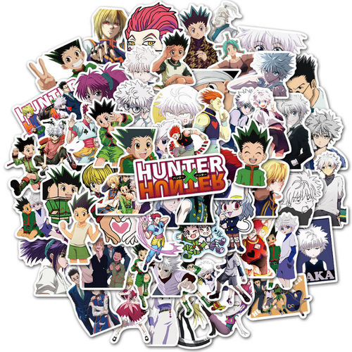 100 pieces of Japanese cartoon Hunter x Hunter graffiti stickers luggage decoration DIY cartoon sticker 