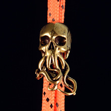 ebay速卖通热销EDC黄铜刀坠 伞绳坠 手电筒坠手工DIY指坠配件批发