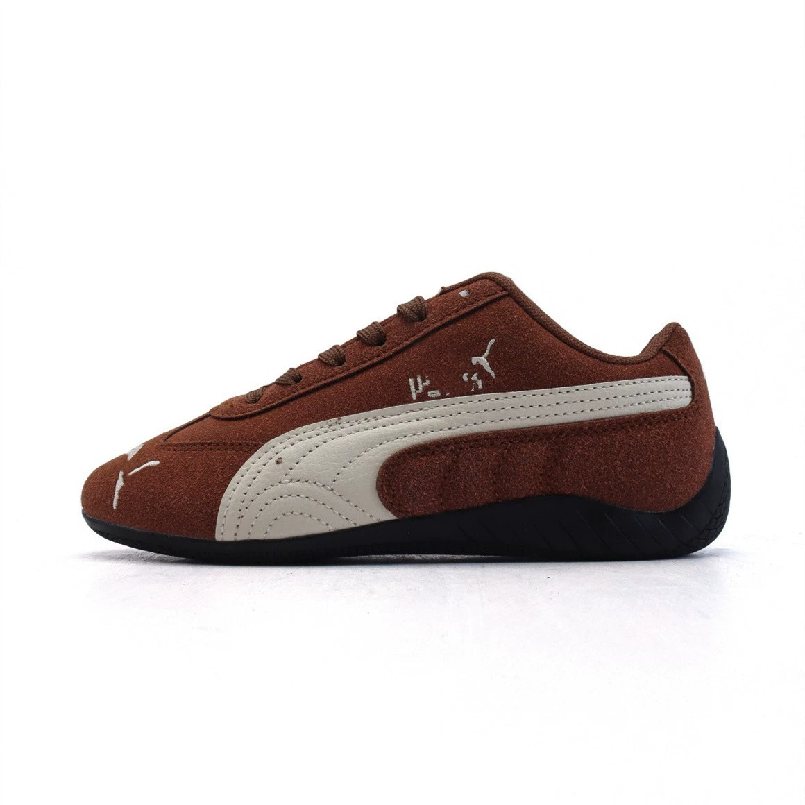 Низкие кеды Speedcat, замша с вышивкой, гоночный ретро‑стиль, цвета (EU 36–45)
