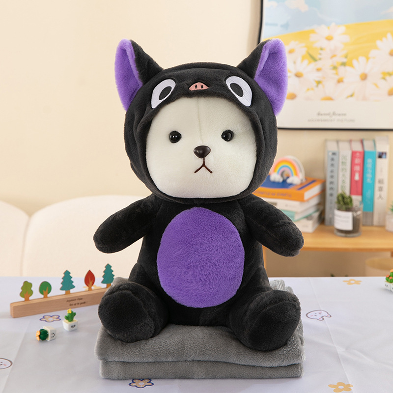 모자 곰 검은 고양이