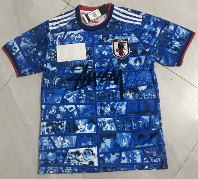 Stussy Jersey Brasil Flamengo Italia Edición conmemorativa Portugal París Francia Uniforme de fútbol