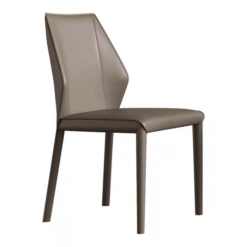 Sillas de comedor italianas de estilo doméstico minimalista, sillas de estilo de diseño de estilo moderno y cómodo.